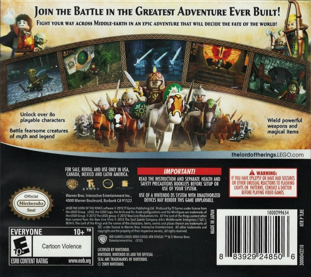 LEGO The Lord Of The Rings – Nintendo DS (DS)
