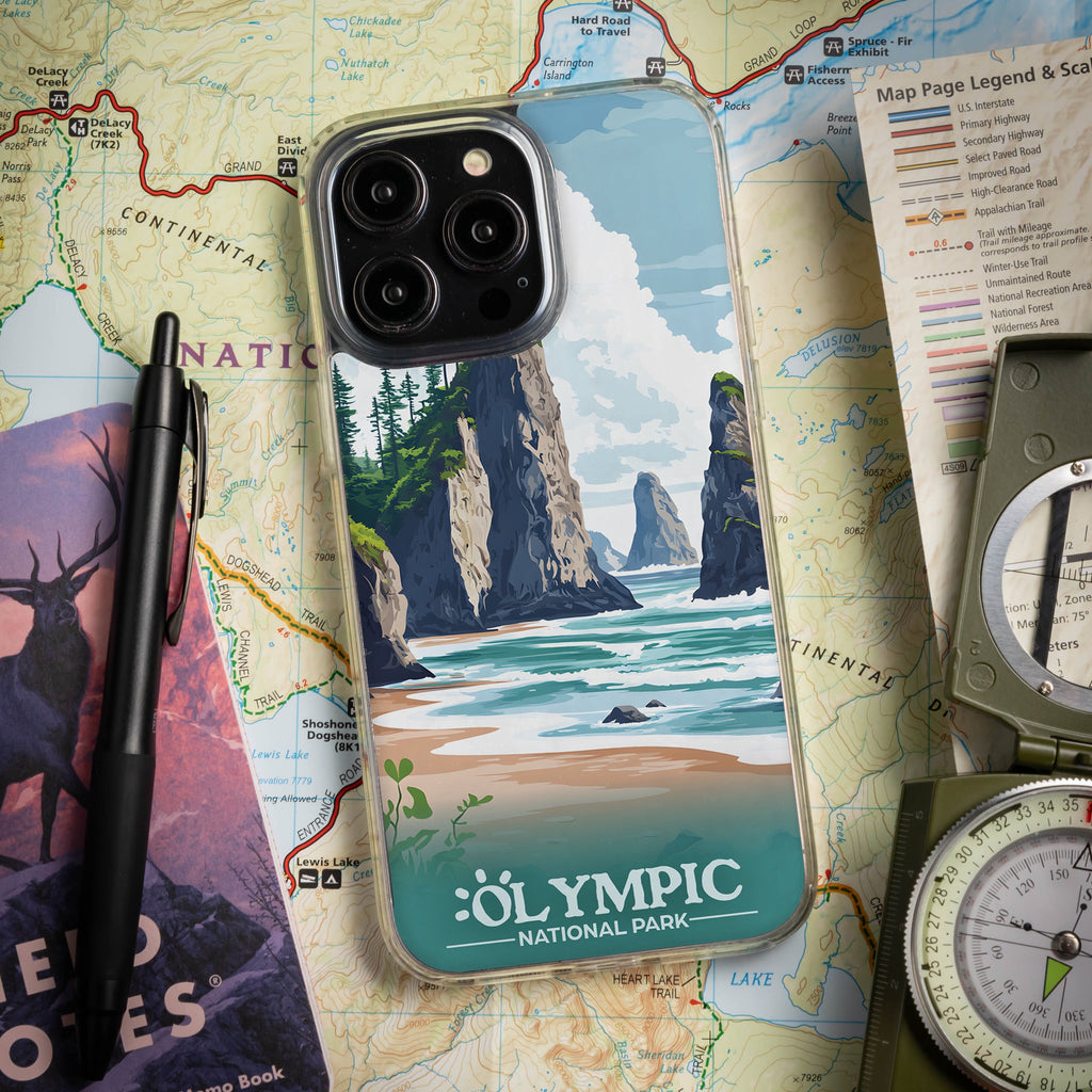 National Parks Olympic HD Apple iPhone 16 Mag-Safe Phone Case