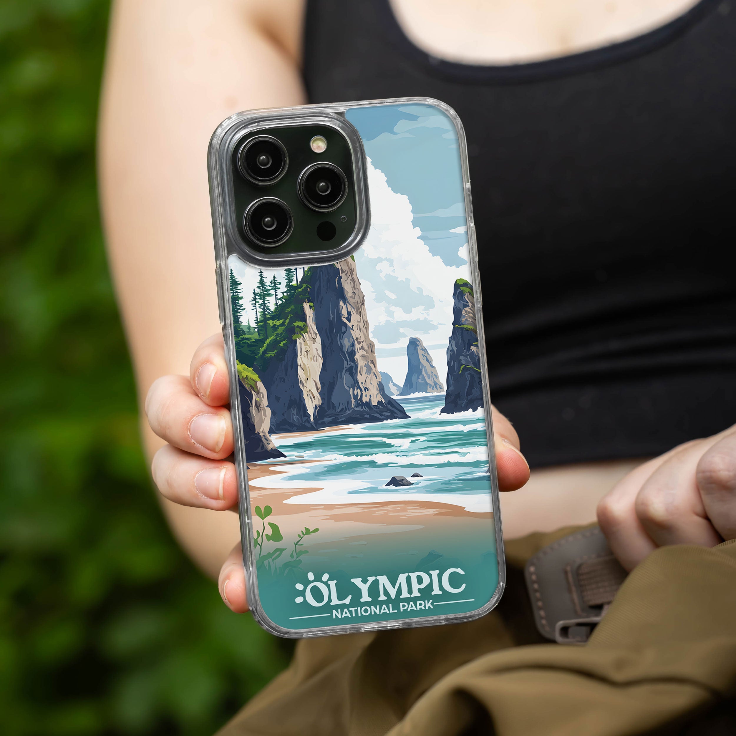 National Parks Olympic HD Apple iPhone 16 Mag-Safe Phone Case