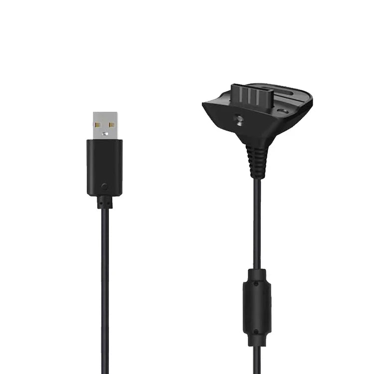 Controller Charging Cable - Black for Microsoft Xbox 360® – Xbox 360 Accessory (X360)