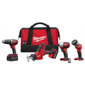 Milwaukee 2695-24 M18 Cordless LITHIUM-ION 4-Tool Combo Kit
