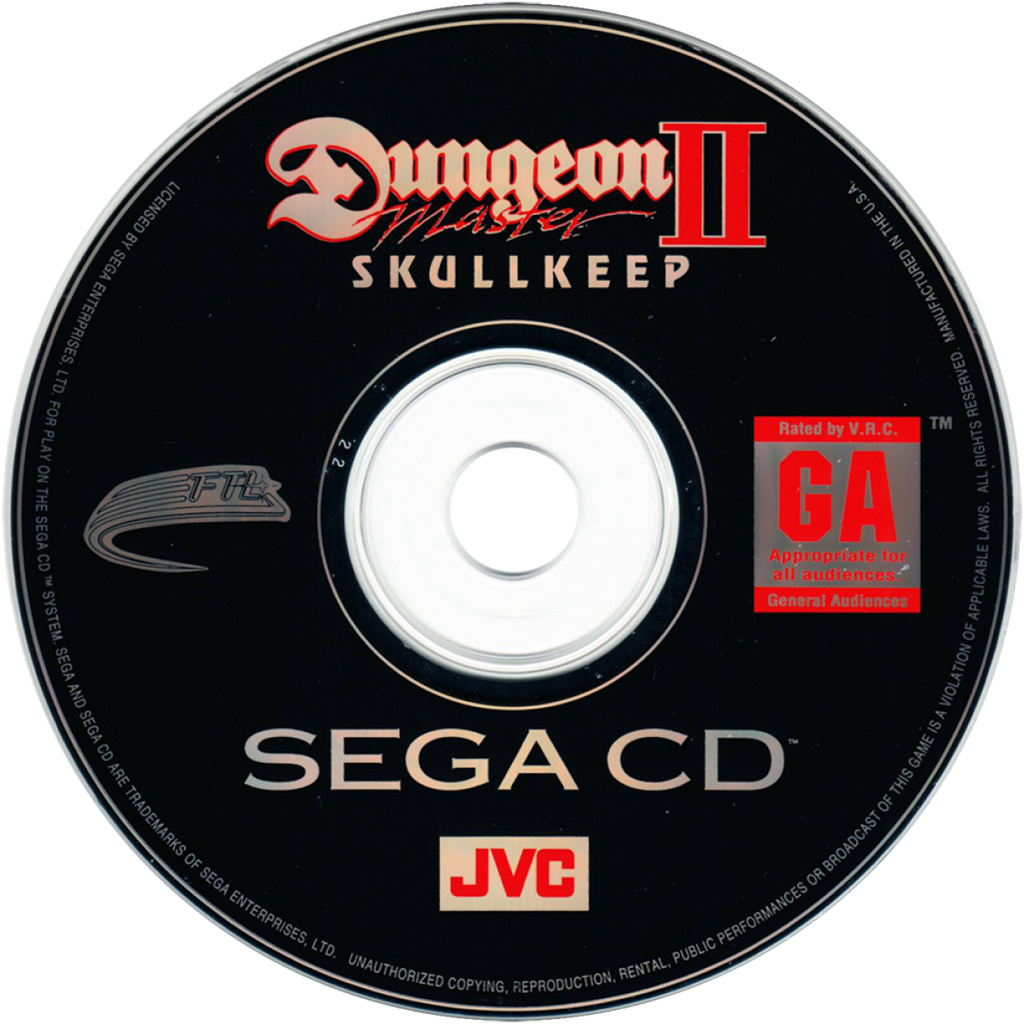 Dungeon Master II: The Legend of Skullkeep – Sega CD (SCD)