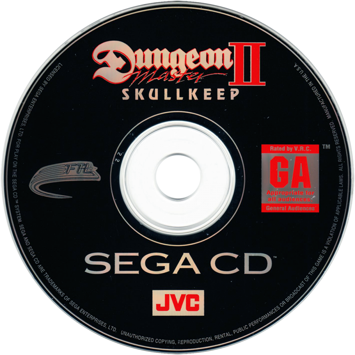 Dungeon Master II: The Legend of Skullkeep – Sega CD (SCD)