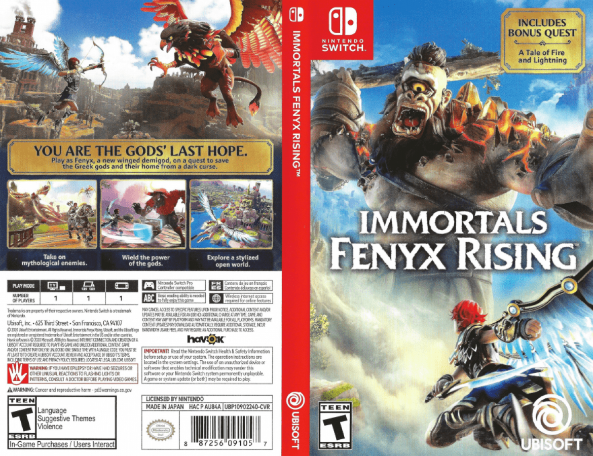 Immortals: Fenyx Rising – Nintendo Switch (NS)