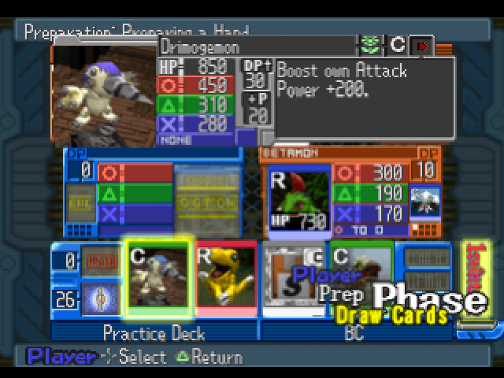 Digimon: Digital Card Battle – PlayStation 1 (PS1)