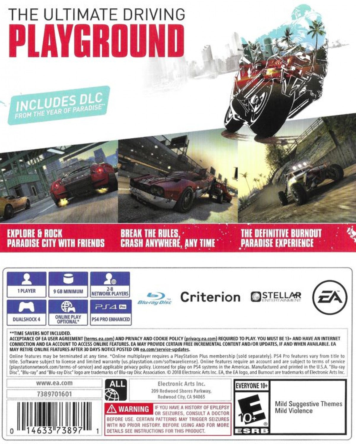 Burnout: Paradise Remastered – PlayStation 4 (PS4)