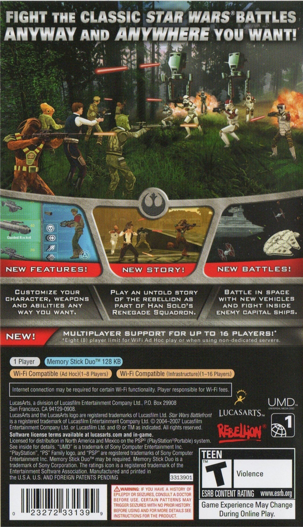 Star Wars Battlefront: Renegade Squadron [Greatest Hits] – PlayStation Portable (PSP)