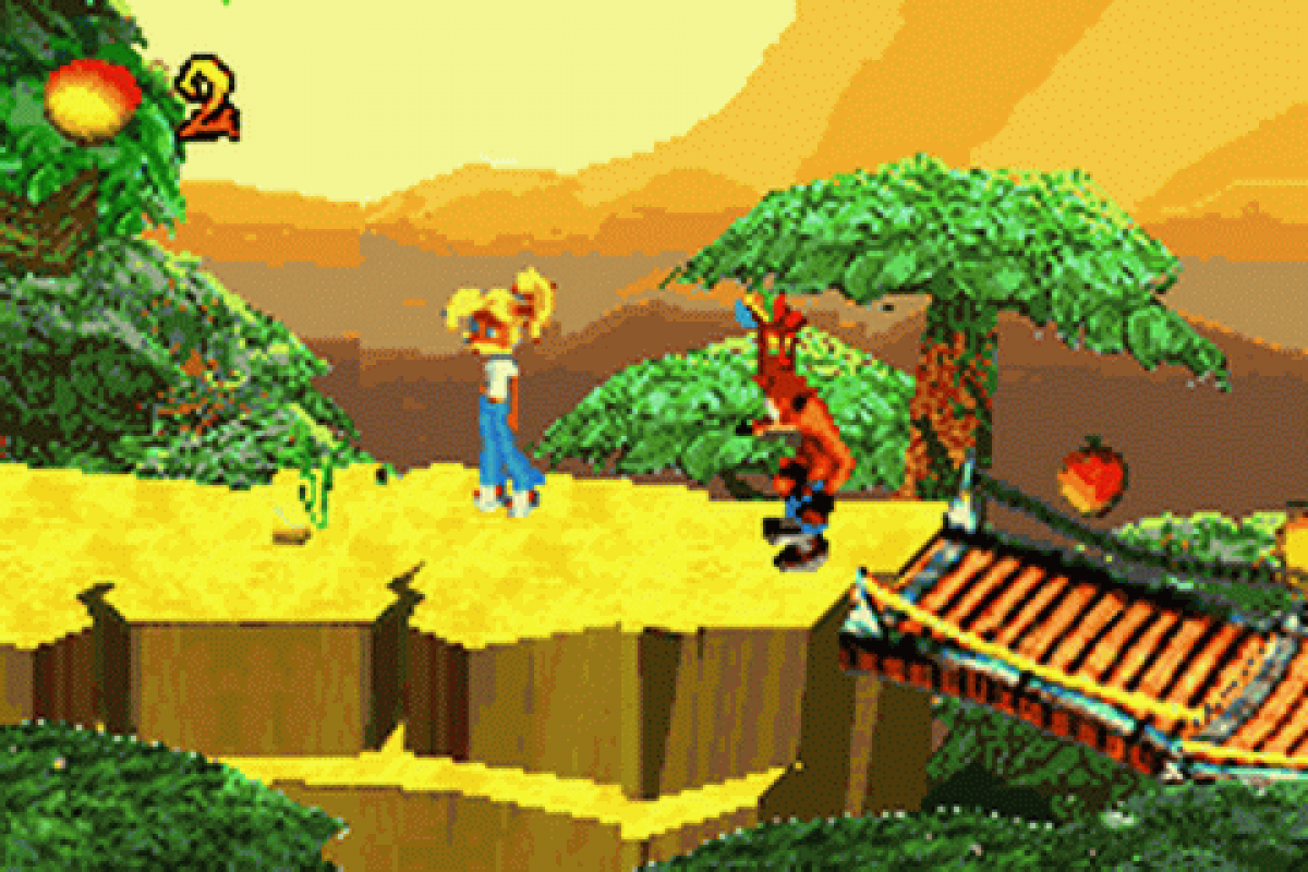 Crash Bandicoot: Purple – Game Boy Advance (GBA)