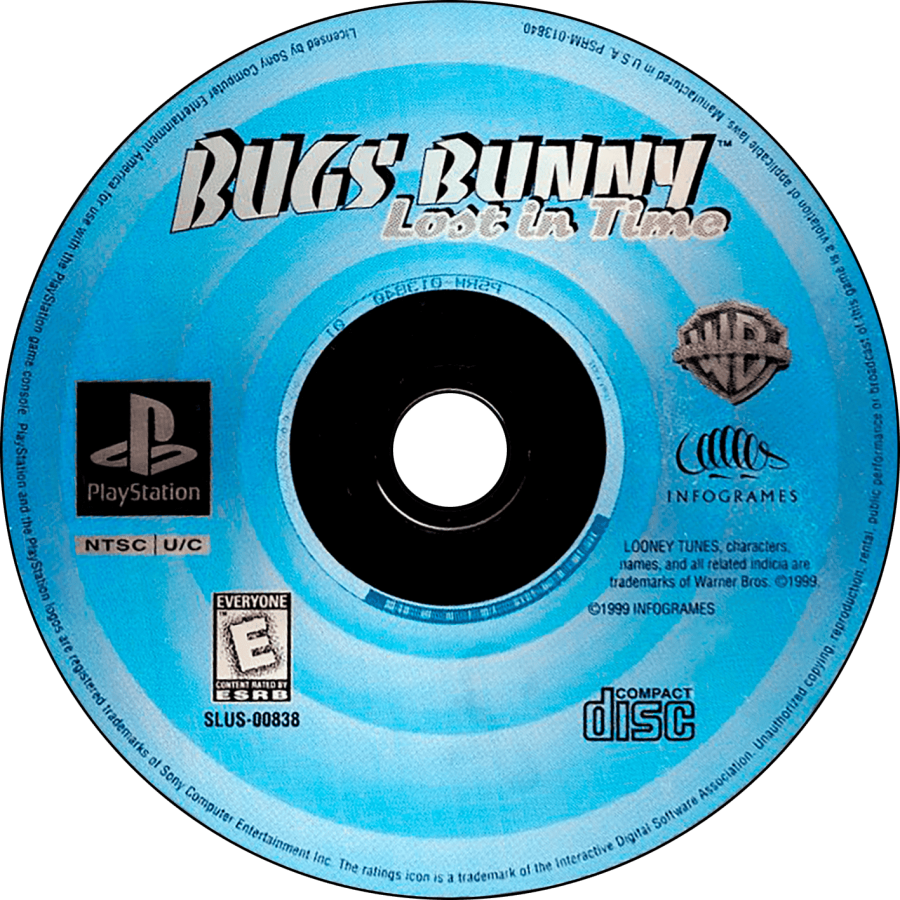 Bugs Bunny: Lost in Time – PlayStation 1 (PS1)