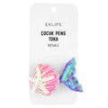 Eklips Oyster and Fish Tail Hair Clips for Kids 2-Pack