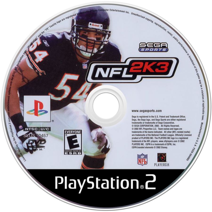 NFL 2K3 – PlayStation 2 (PS2)