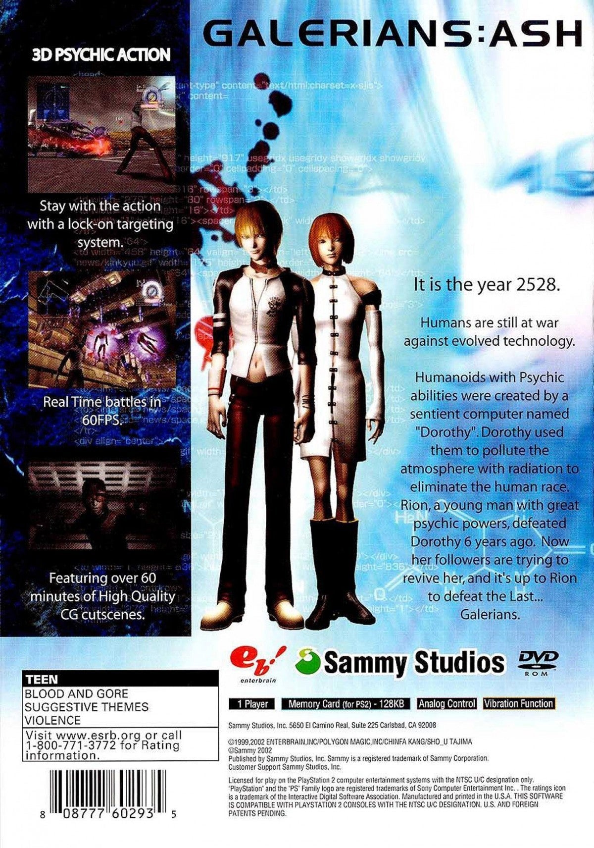Galerians: Ash – PlayStation 2 (PS2)