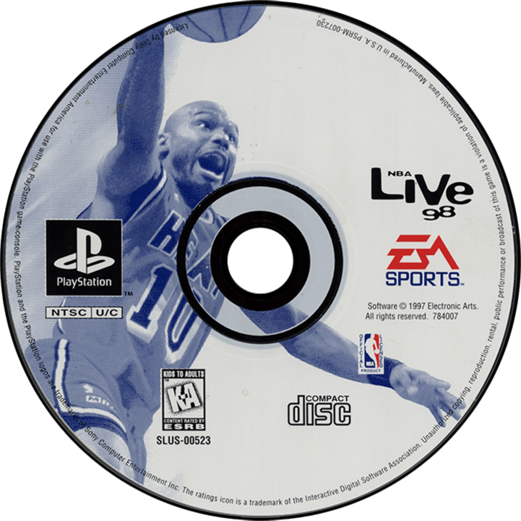 NBA Live 98 – PlayStation 1 (PS1)