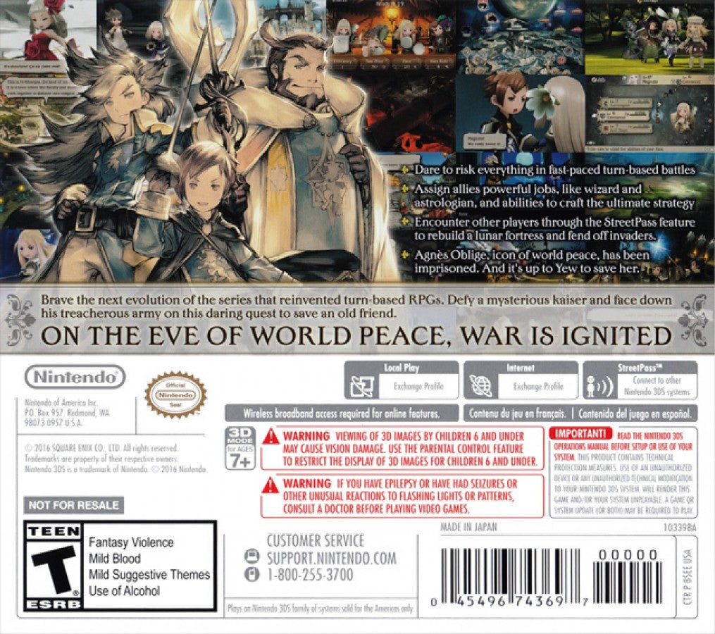Bravely Second: End Layer – Nintendo 3DS (3DS)