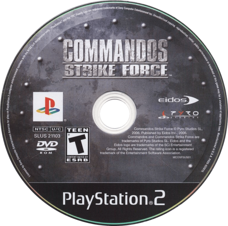 Commandos: Strike Force – PlayStation 2 (PS2)