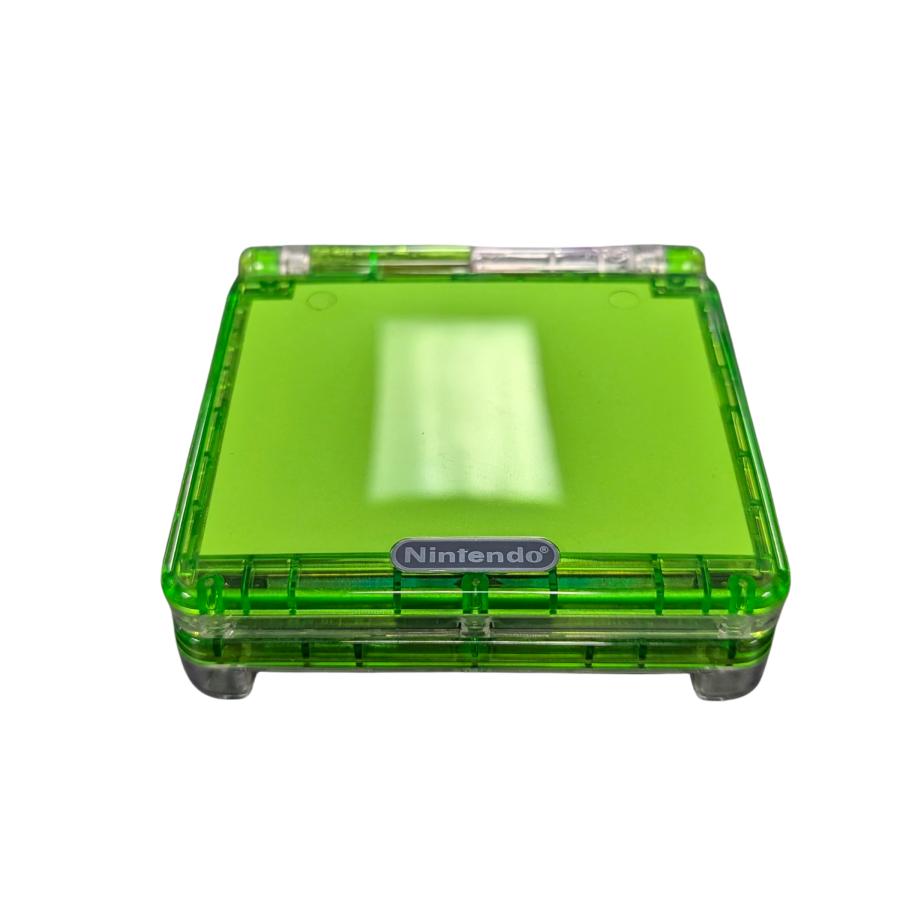 Game Boy Advance SP (GBA SP) [Custom Green Shell] [Backlit AGS-101] – Game Boy Advance SP (GBA SP)