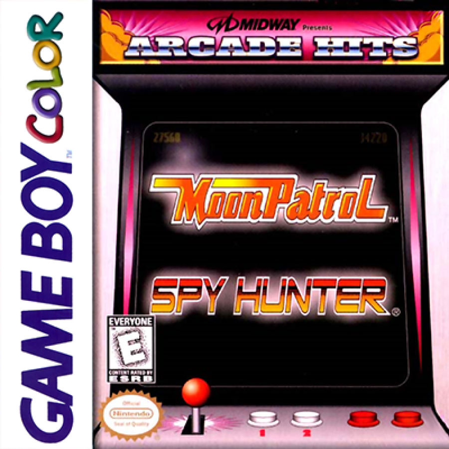Arcade Hits: Moon Patrol and Spy Hunter – Game Boy Color (GBC)