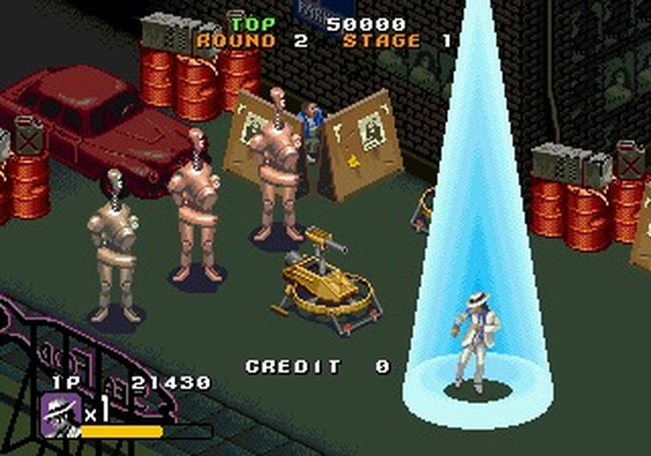 Michael Jackson's Moonwalker Sega Genesis Mega Drive Video Game 1990