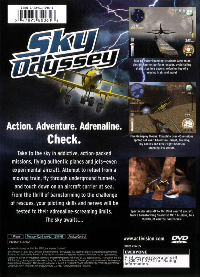 Sky Odyssey – PlayStation 2 (PS2)
