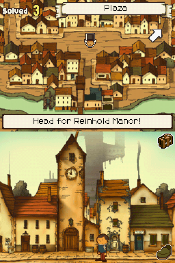 Professor Layton and the Curious Village  – Nintendo DS (DS)