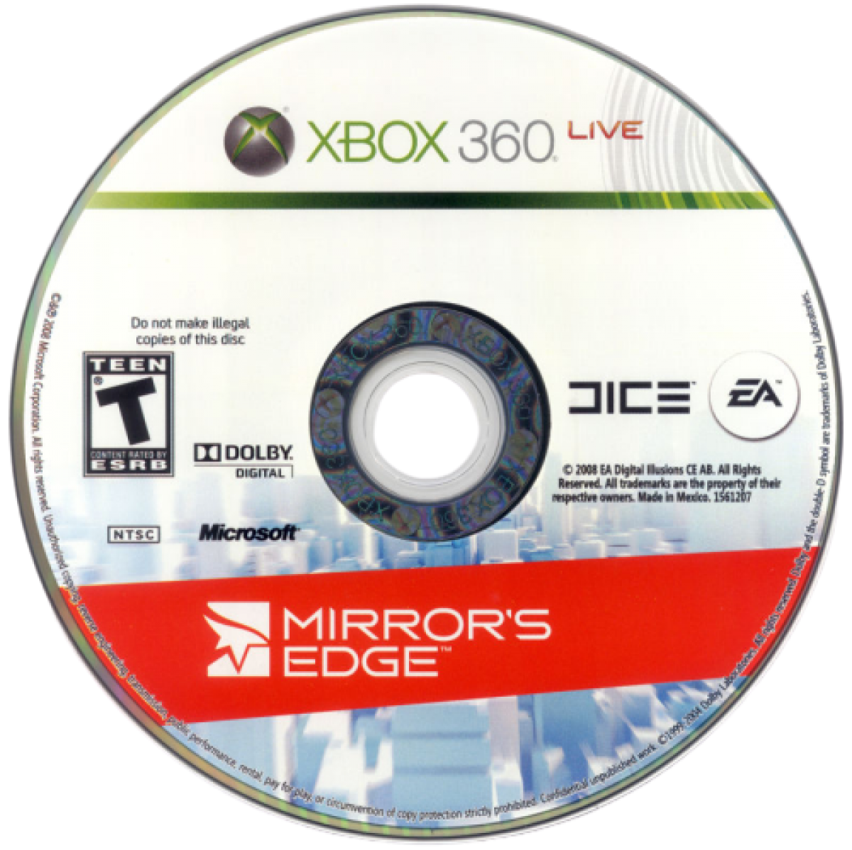 Mirror's Edge – Xbox 360 (X360)