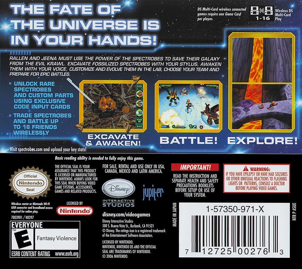 Spectrobes — Nintendo DS (DS)