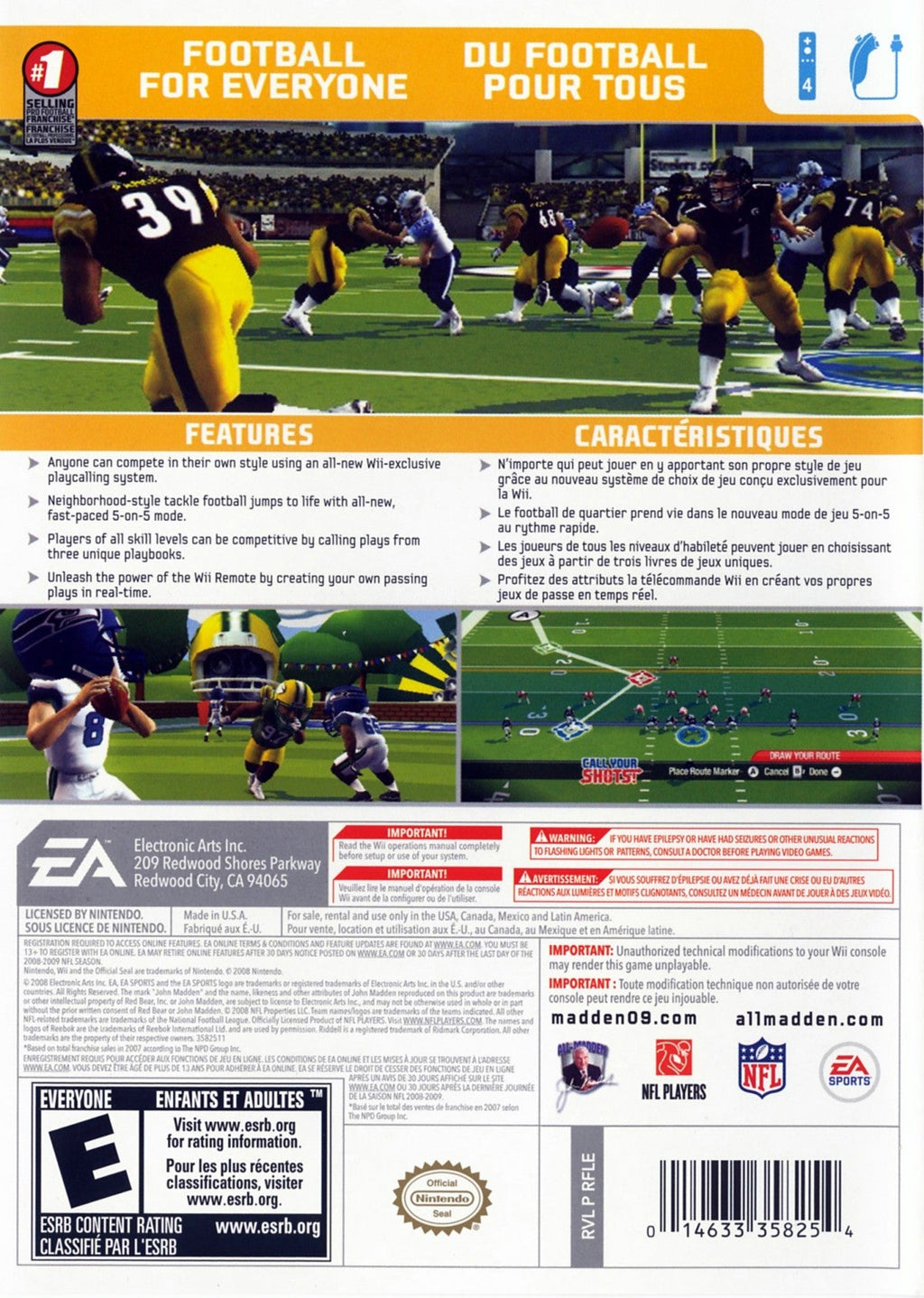 Madden NFL 09: All-Play – Nintendo Wii (Wii)