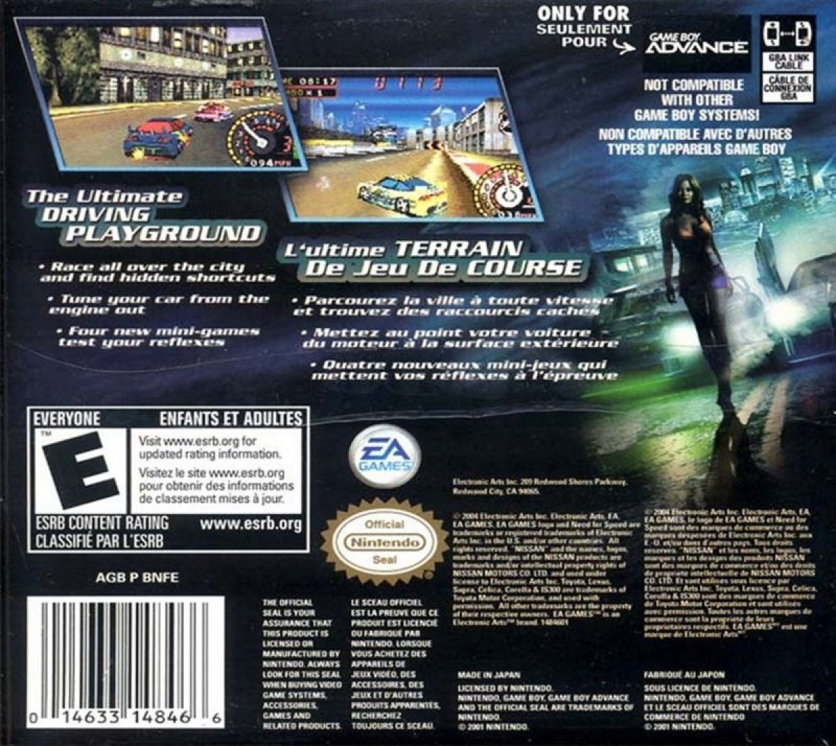 Need for Speed: Underground 2 – Game Boy Advance (GBA)