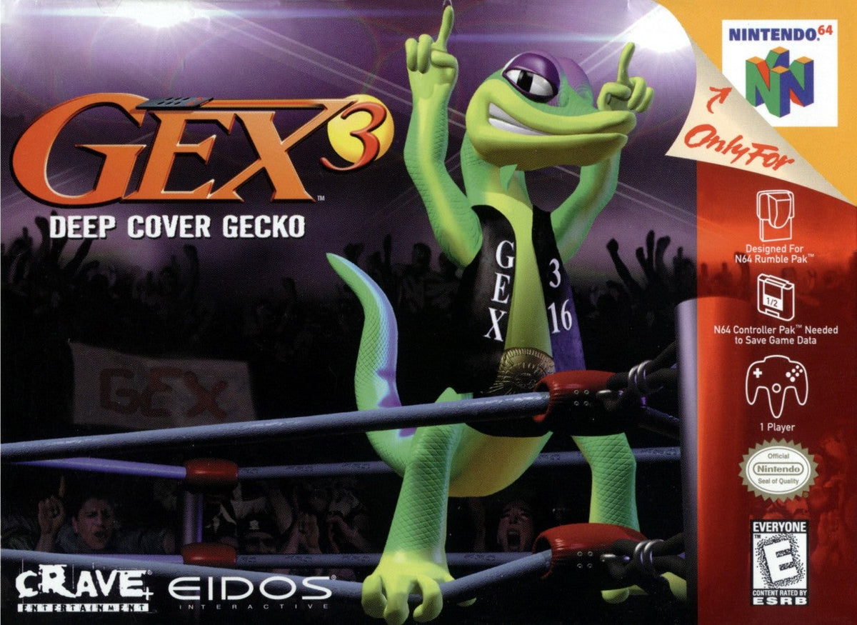 Gex 3: Deep Cover Gecko – Nintendo 64 (N64)