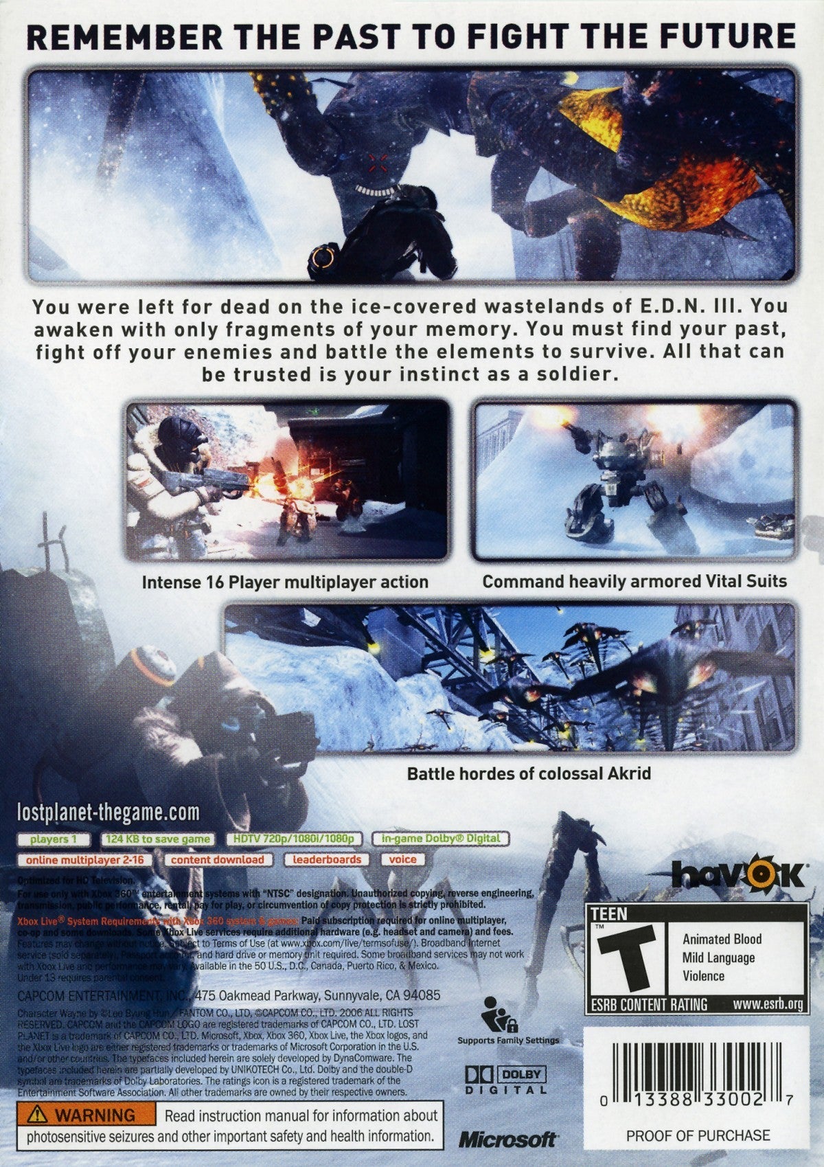 Lost Planet: Extreme Conditions – Xbox 360 (X360)