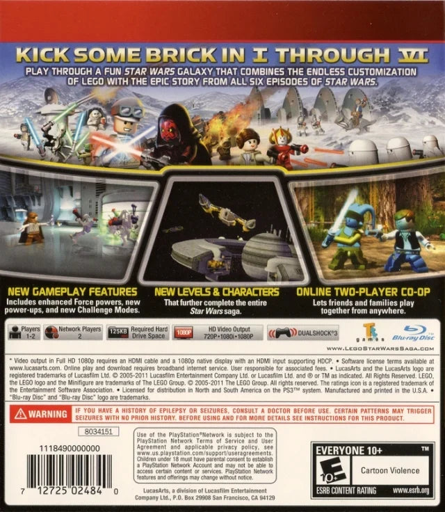 LEGO Star Wars: The Complete Saga [Greatest Hits] – PlayStation 3 (PS3)