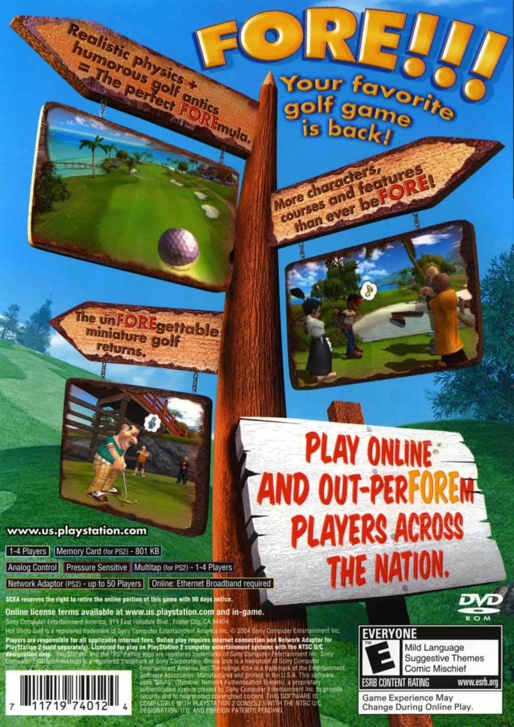 Hot Shots Golf Fore! – PlayStation 2 (PS2)