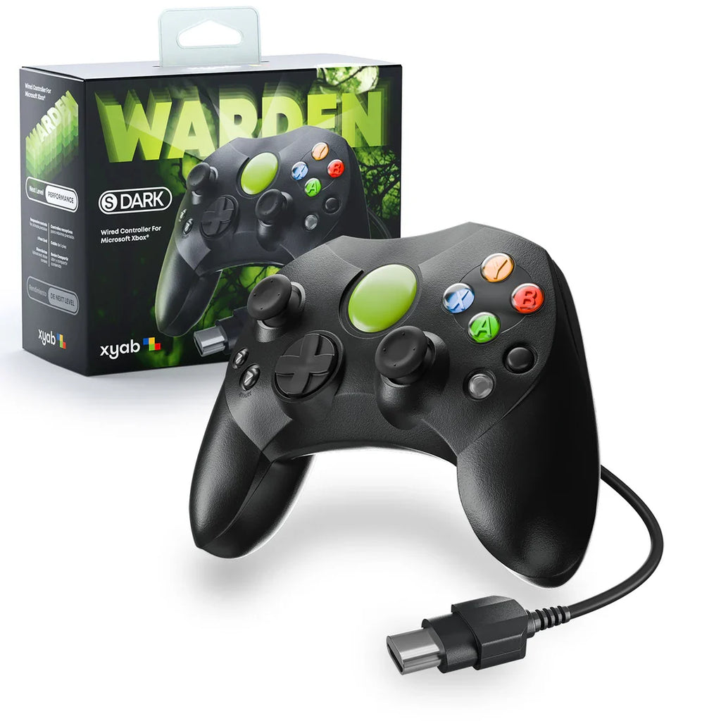 WARDEN Wired Controller for Original XBOX [Black]