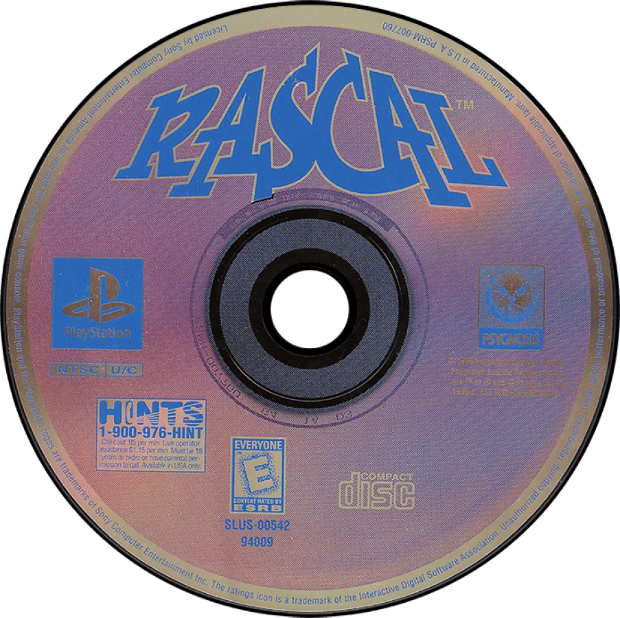 Rascal – PlayStation 1 (PS1)