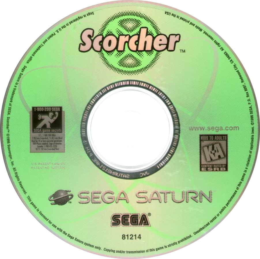 Scorcher – Sega Saturn (SS)