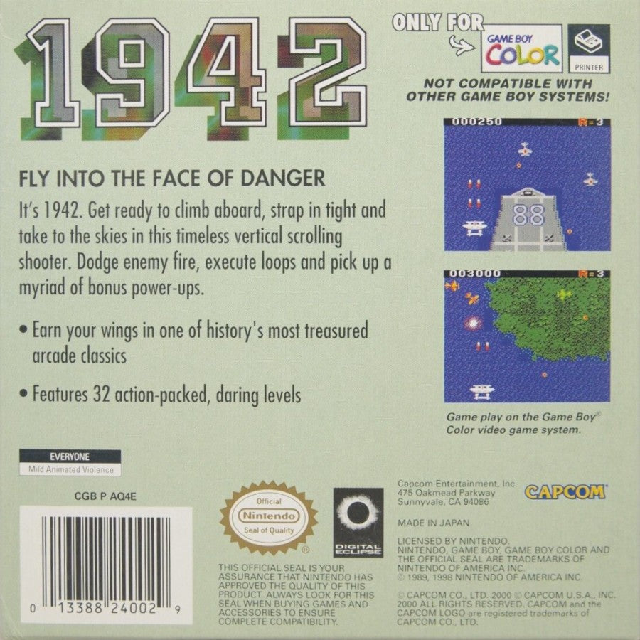1942 – Game Boy Color (GBC)