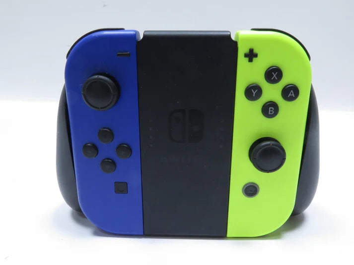 Nintendo Switch Console System (NS) Blue & Yellow Joy-Cons with Dock – Scratch & Scuff Condition