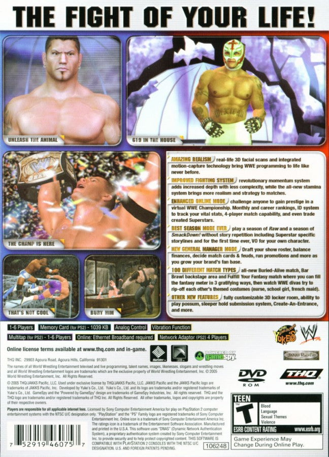 WWE SmackDown vs. Raw 2006 [Greatest Hits] – PlayStation 2 (PS2)