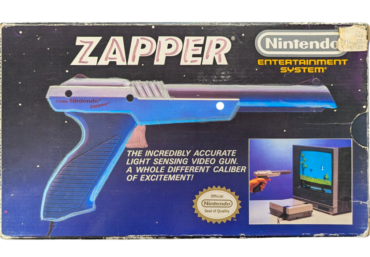 Nintendo Zapper OEM [Gray][In Box Missing Manuals/Inserts] – Nintendo Entertainment System Accessory (NES)