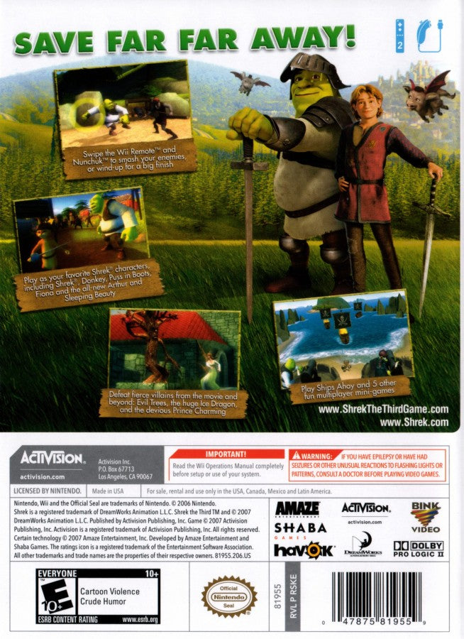 Shrek the Third – Nintendo Wii (Wii)