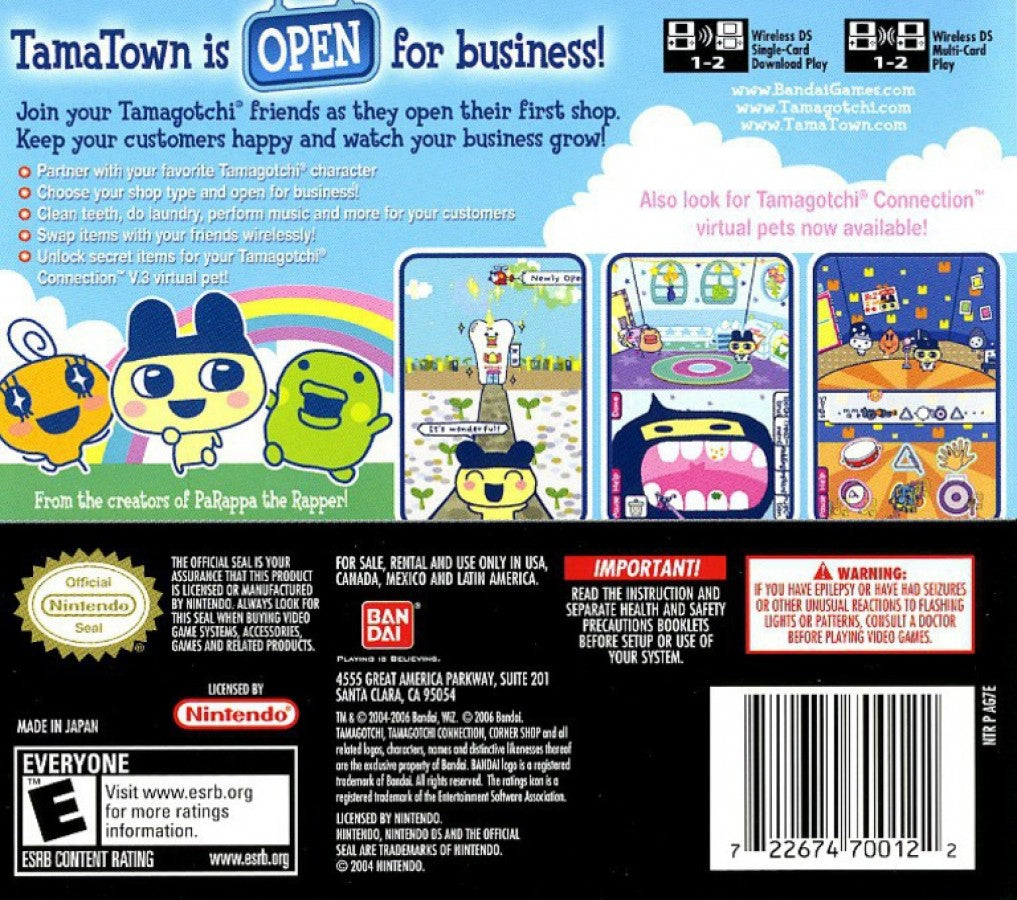 Tamagotchi Connection Corner Shop  – Nintendo DS (DS)