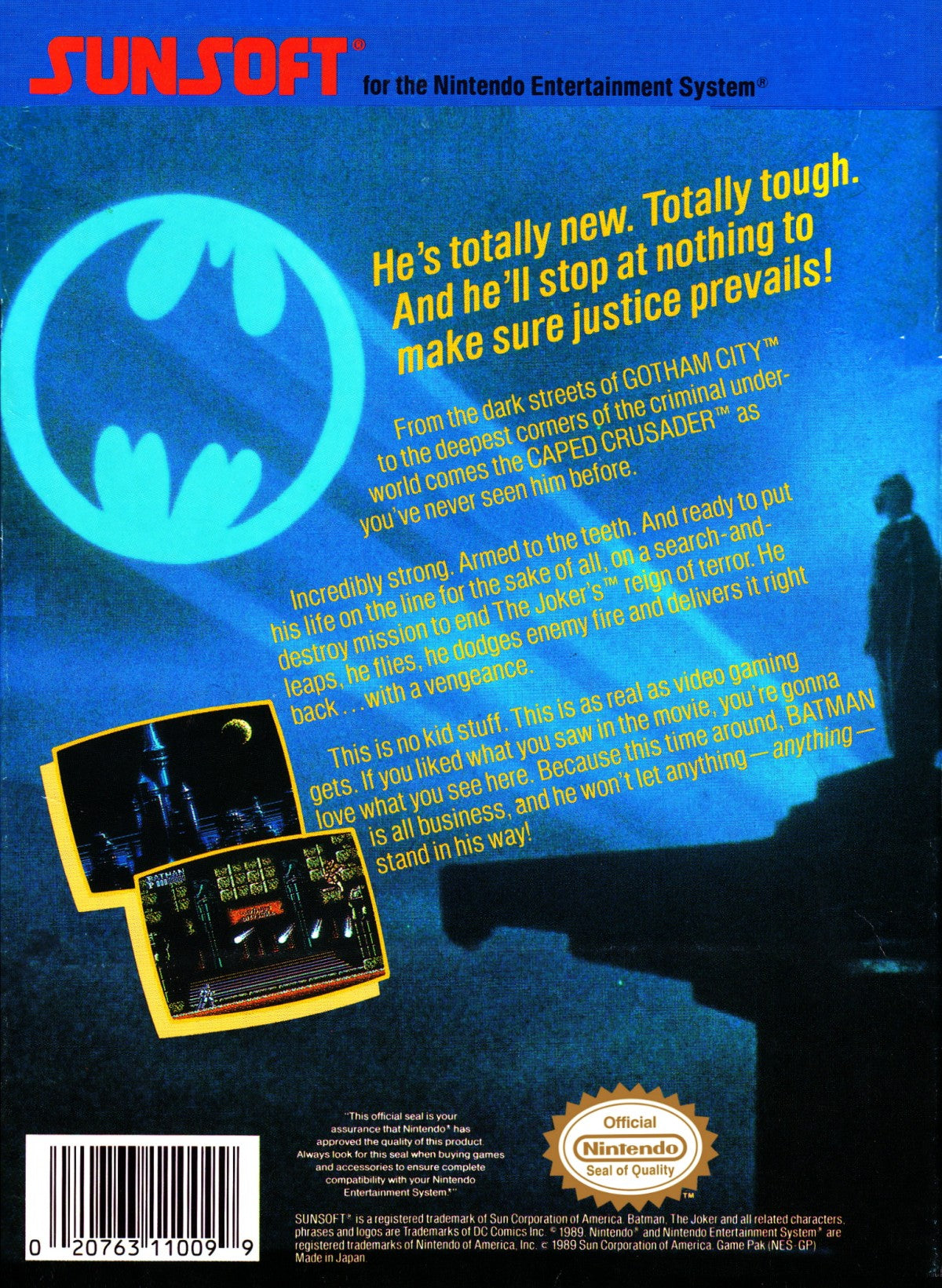 Batman: The Video Game – Nintendo Entertainment System (NES)