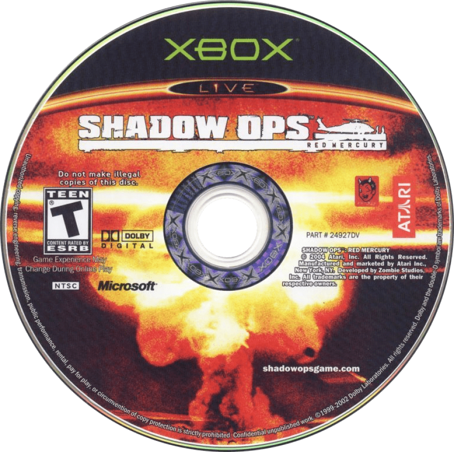 Shadow Ops: Red Mercury – Xbox (XBOX)