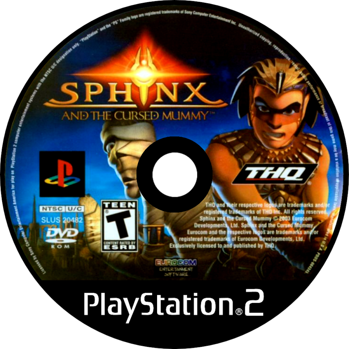 Sphinx and the Cursed Mummy – PlayStation 2 (PS2)