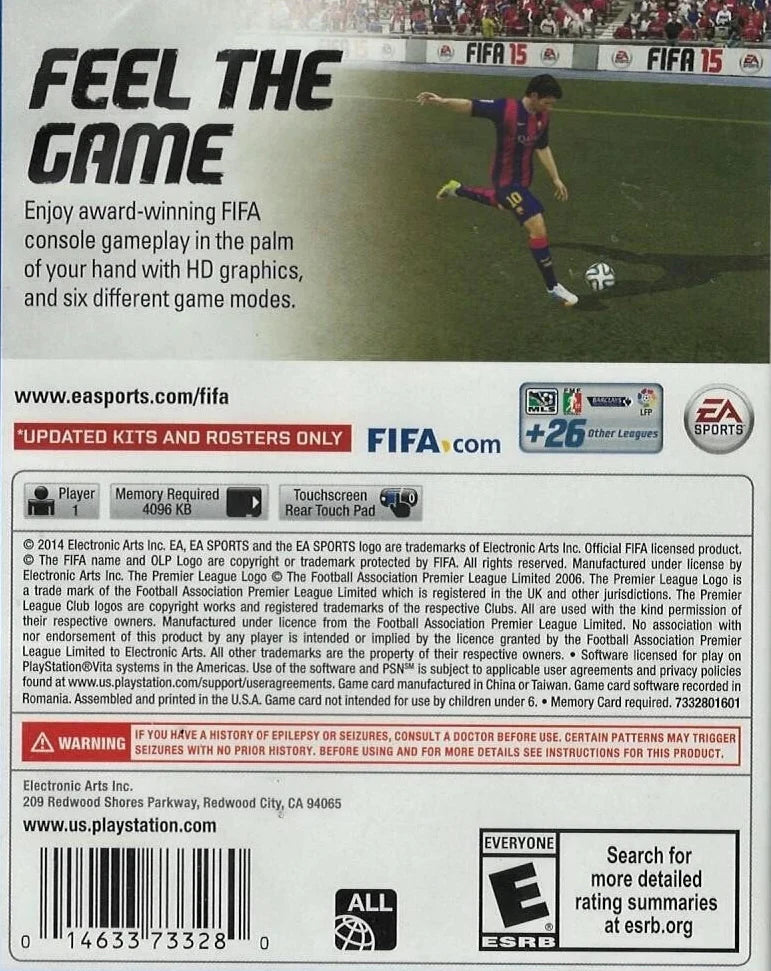 FIFA 15 [Legacy Edition] – PlayStation VITA (PS VITA)