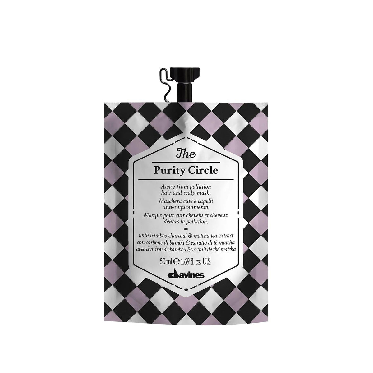Davines The Purity Circle Purifying Hair Care Mask, 50 ml - Deeply Cleanses & Nourishes Hair