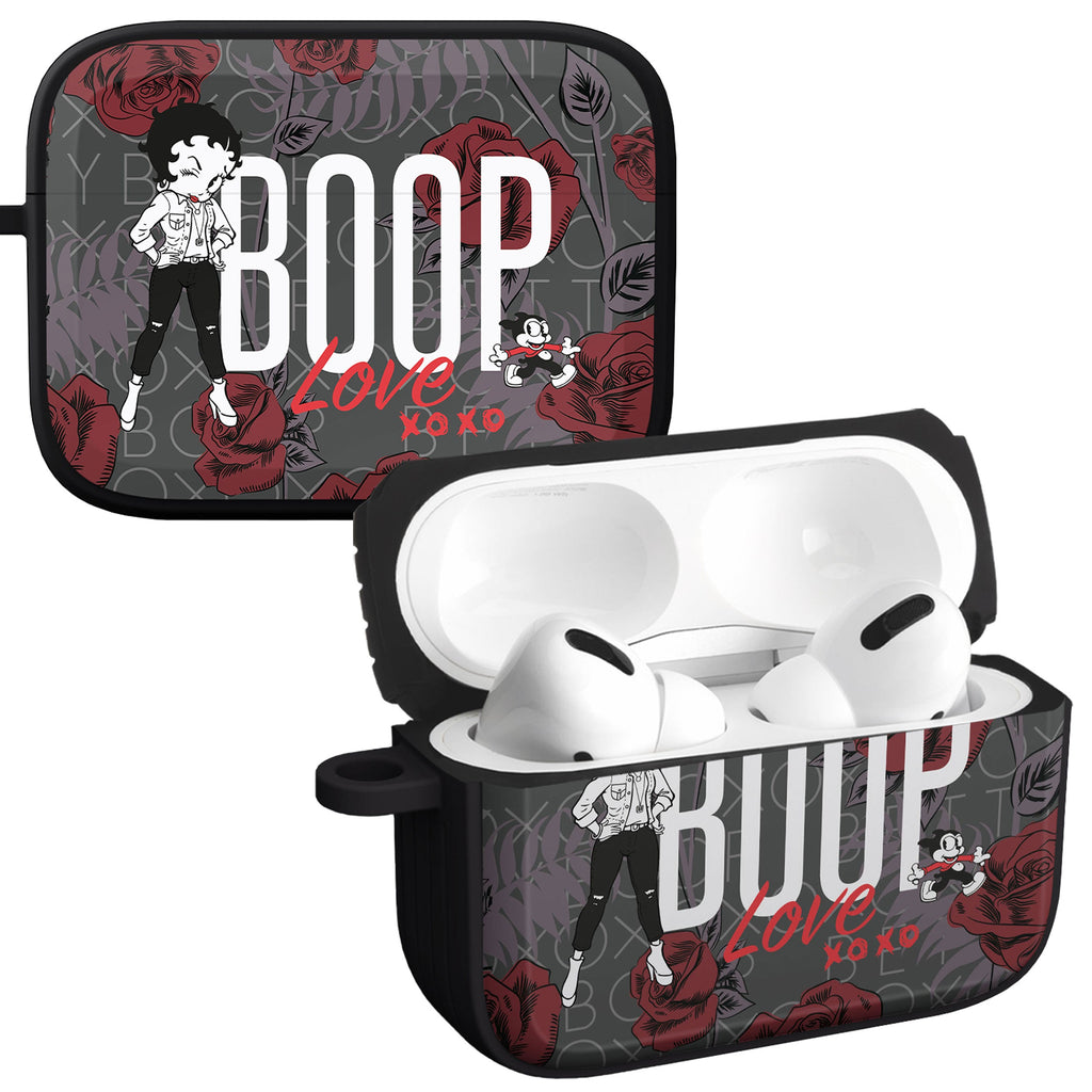 Betty Boop Romantic Rebel HDX Apple AirPods Pro 1 & 2 Case Cover