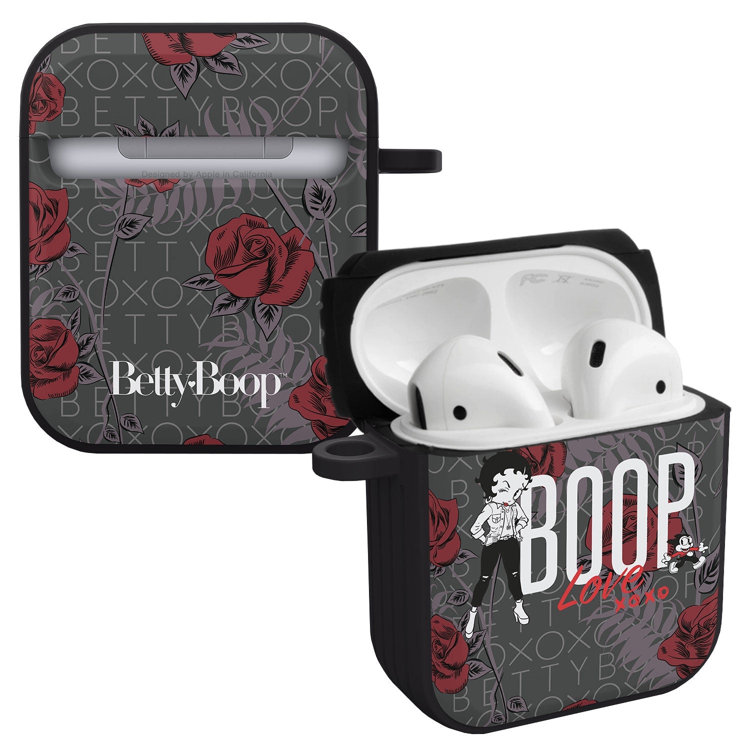 Betty Boop Romantic Rebel HDX Apple AirPods Gen 1 & 2 Case Cover