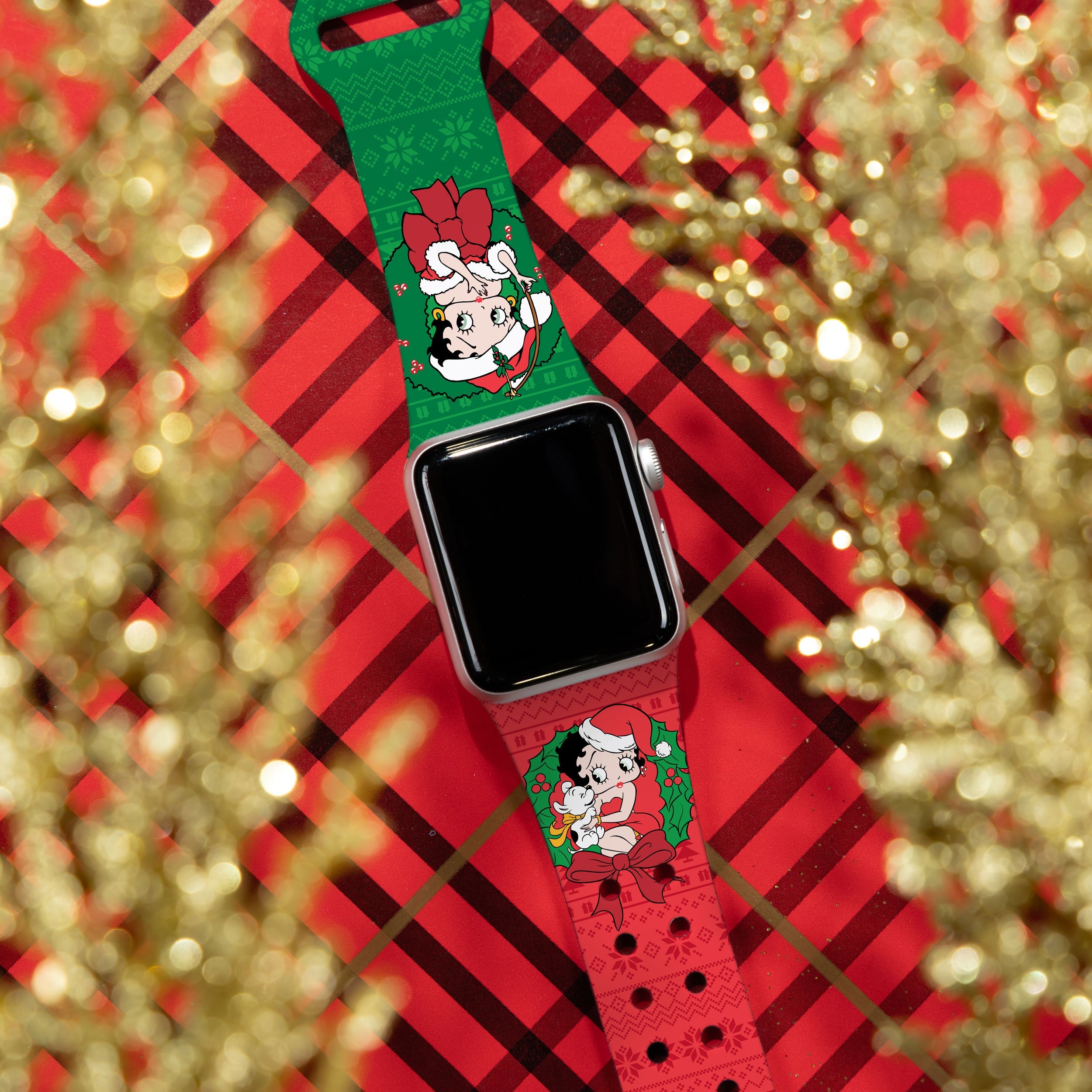 Betty Boop Happy Holidays HD Apple Watch Band