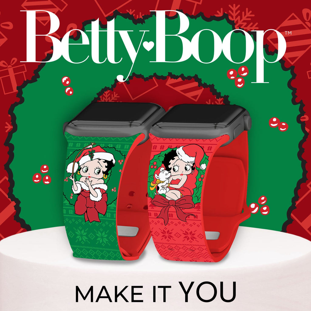 Betty Boop Happy Holidays HD Apple Watch Band